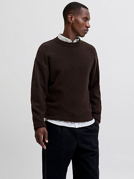 Jack & Jones Rundhalspullover JJESOHO OLLIE KNIT CREW NECK SN Materialmix, günstig online kaufen
