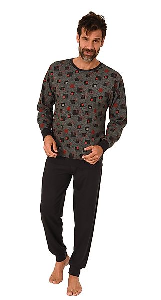 Normann Pyjama Normann Herren langarm Schlafanzug günstig online kaufen