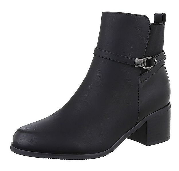 Ital-Design Damen Elegant Stiefelette (87650096) Blockabsatz Stiefeletten i günstig online kaufen