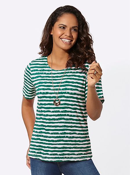 Casual Looks Kurzarmshirt "Ringelshirt", 1 Stk. günstig online kaufen