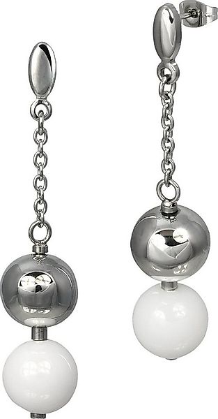 Amello Paar Ohrhänger Amello Ohrringe Edelstahl Keramik (Ohrhänger), Damen günstig online kaufen