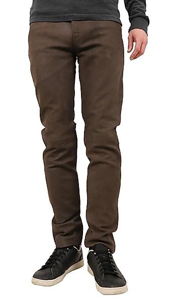 Maddox Lederhose Olaf MADDOX - Herren Lederhose Lammnubuk schoko antik günstig online kaufen