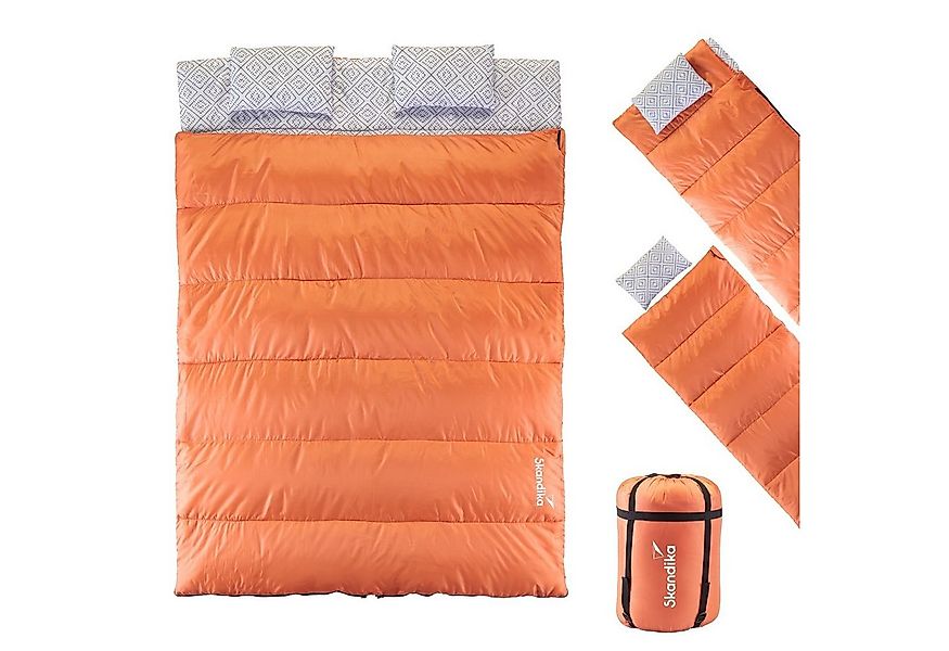 Skandika Doppelschlafsack Iceland Double, atmungsaktive, Trennbar, Innentas günstig online kaufen