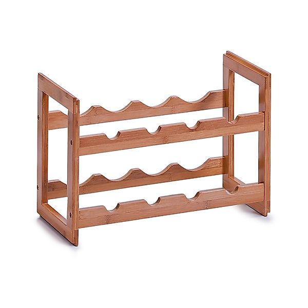 Zeller Weinregal Bambus Stapelbar für 8 Flaschen 32 cm x 22 cm x 47 cm Natu günstig online kaufen