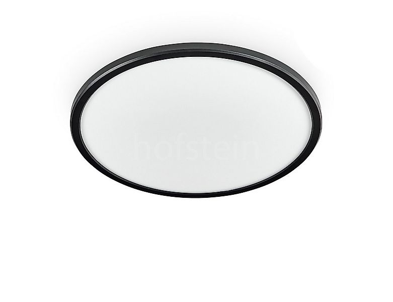 hofstein Deckenleuchte runde Deckenlampe aus Kunststoff in Schwarz/Weiß, LE günstig online kaufen