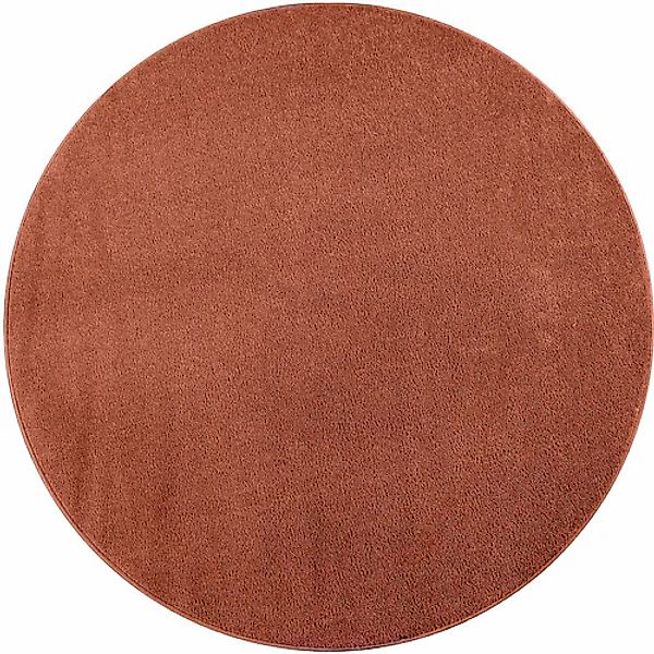Paco Home Teppich »Porto 890«, rund, 13 mm Höhe, Kurzflor, Uni-Farben, idea günstig online kaufen