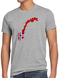 style3 T-Shirt Flagge Norwegen Fußball Sport günstig online kaufen