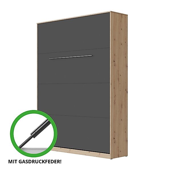 SMARTBett Schrankbett SMARTBett Standard 140x200 Vertikal/Hoch günstig online kaufen