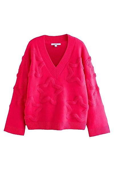 Next Strickpullover Strickpullover mit V-Ausschnitt und günstig online kaufen