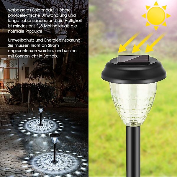 oyajia LED Solarleuchte 4/8 Stück Solar günstig online kaufen