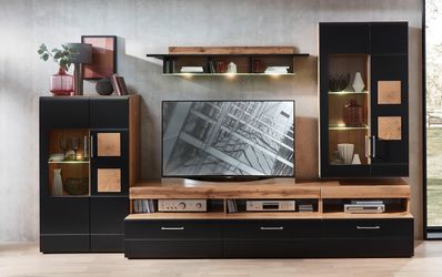 Innostyle Wohnwand "Sonate" Komplett-Set, 5 Stk. tlg. inkl. LED-Beleuchtung günstig online kaufen