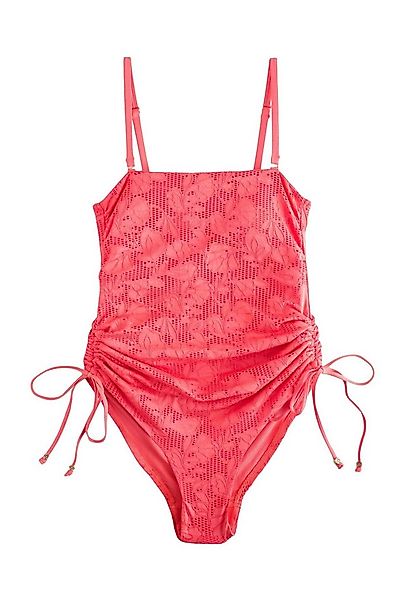 Next Badeanzug Bauchformender Bandeau-Badeanzug mit Beinrüschen (1-St) günstig online kaufen