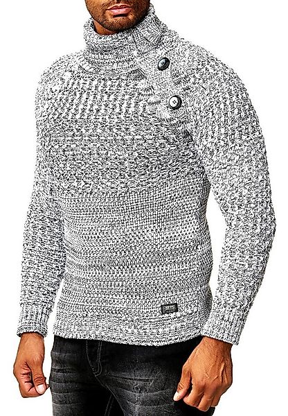 R-NEAL Rollkragenpullover Schwerer Rollkragen Winter Pullover mit Seitliche günstig online kaufen