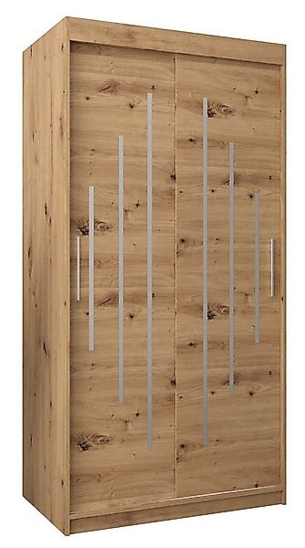 ABIKS MÖBEL Schwebetürenschrank YORK Schlafzimmerschrank - mit Kleiderstang günstig online kaufen