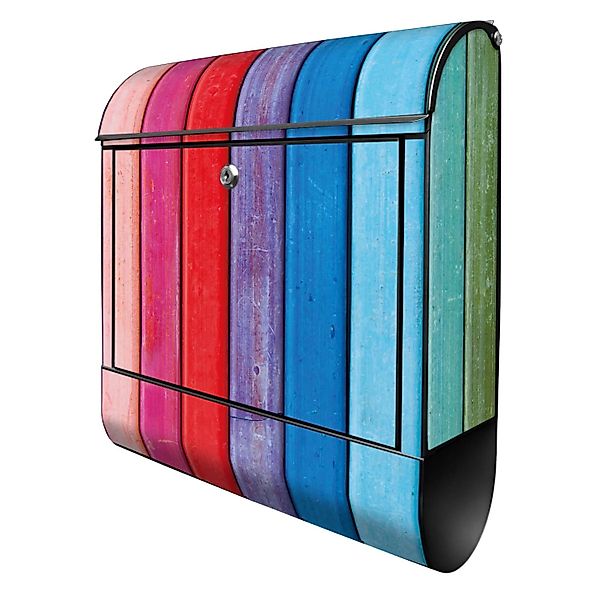 Banjado Design Briefkasten Schwarz Pulverbeschichtet 39x47x14cm 2 Schlüssel günstig online kaufen