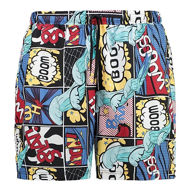 Abraxas Badeshorts mit Allover-Print Farbe blau Größe: 7XL günstig online kaufen