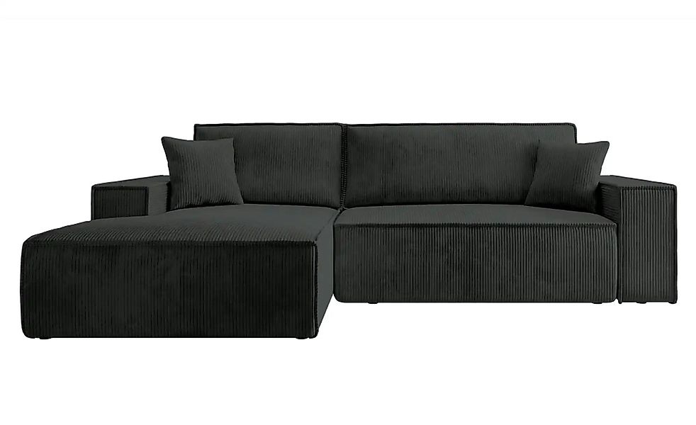 Selsey Ecksofa mit Schlaffunktion Farese  ¦ schwarz ¦ Maße (cm): B: 267 H: günstig online kaufen
