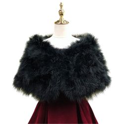 Refttenw Modeschal Hochzeit Bankett Party Kunstpelz günstig online kaufen