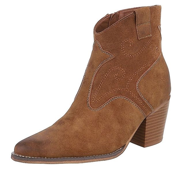 Ital-Design Eleganter Ankle Boot mit geschwungenen Details für Damen Wester günstig online kaufen