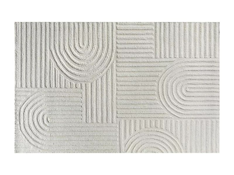 Teppich - Relief-Optik - 100 % Wolle - handgefertigt - 200 x 290 cm - 2200 günstig online kaufen