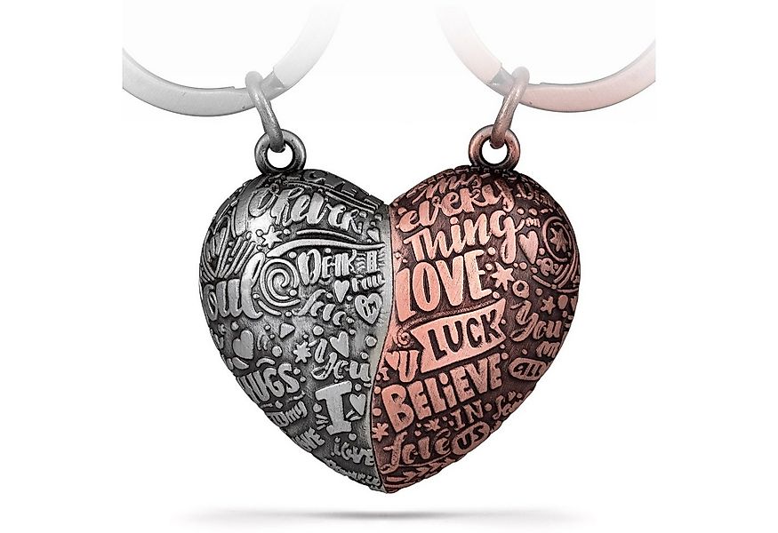 FABACH Schlüsselanhänger Herz-Puzzle - Partner Anhänger - Liebe Geschenk günstig online kaufen