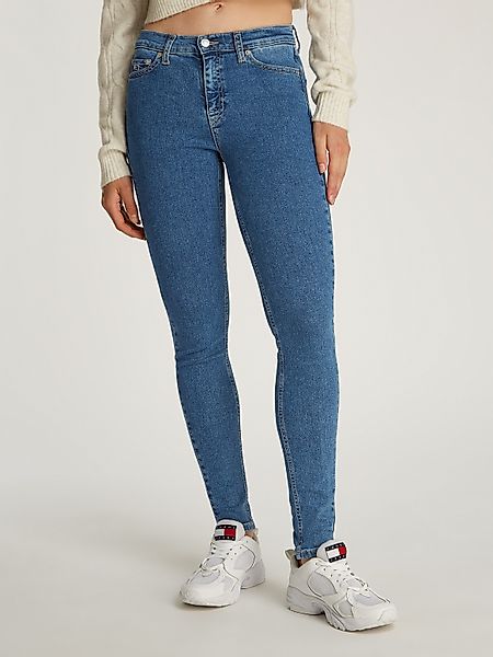 Tommy Jeans Skinny-fit-Jeans "NORA MR SKNY AH1280" mit Logo-Badge günstig online kaufen