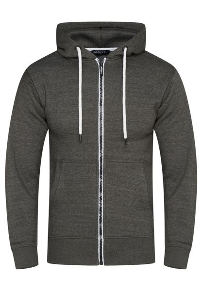behype Kapuzensweatjacke BHSADAO Basic Kapuzenpullover Hoodie günstig online kaufen