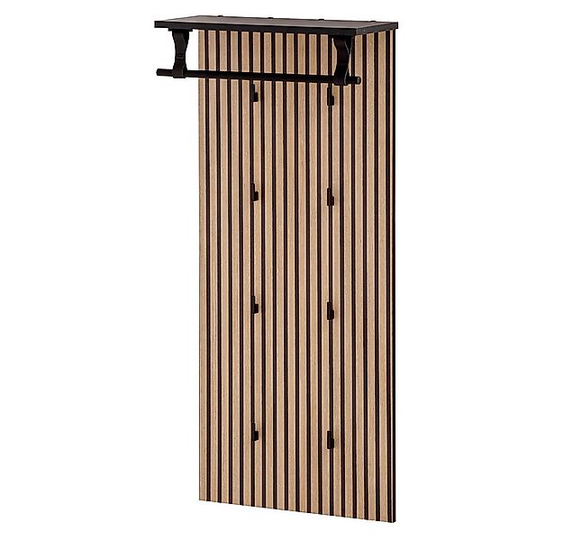 Lomadox Garderobenpaneel HUNTSVILLE-80, in Akustikpaneel-Optik günstig online kaufen