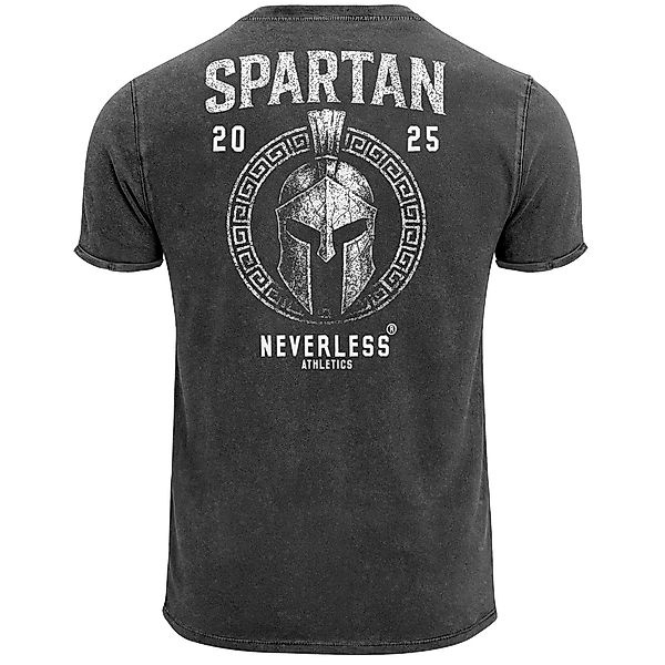 Neverless Print-Shirt Herren Vintage T-Shirt Backprint günstig online kaufen