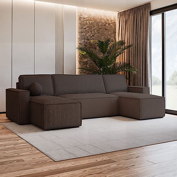 Masseno Ecksofa PESANO mit Schlaffunktion U-Form, günstig online kaufen