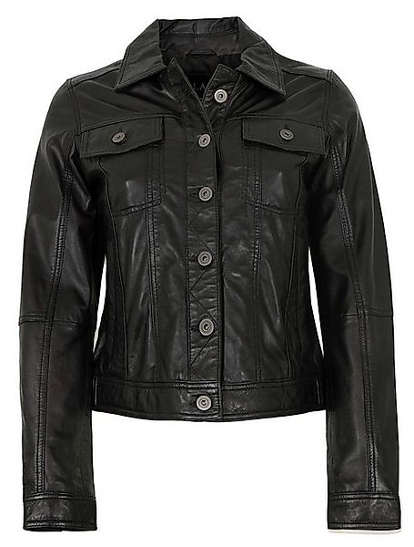 Jilani Lederjacke Valenta Jilani - Damen Lederjacke Jeansjacken-Optik Lammn günstig online kaufen