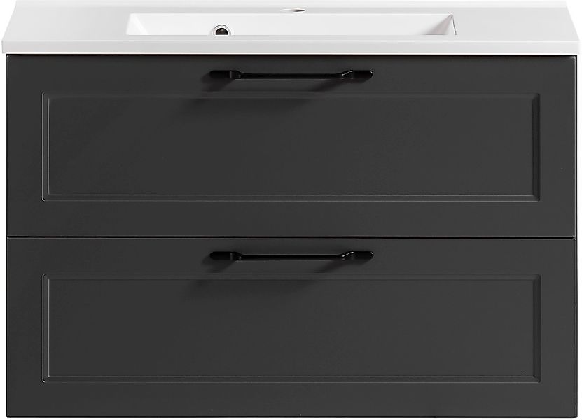 welltime Waschtisch "Lana", Badmöbel inkl. Waschbecken, 80 cm breit günstig online kaufen