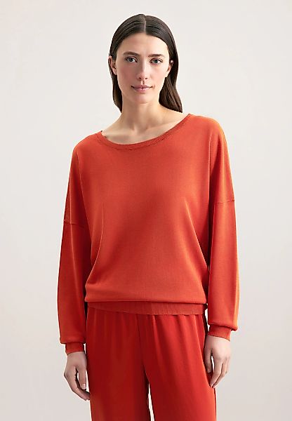 seidensticker Strickpullover "Schwarze Rose" 1/1 Rundhals günstig online kaufen