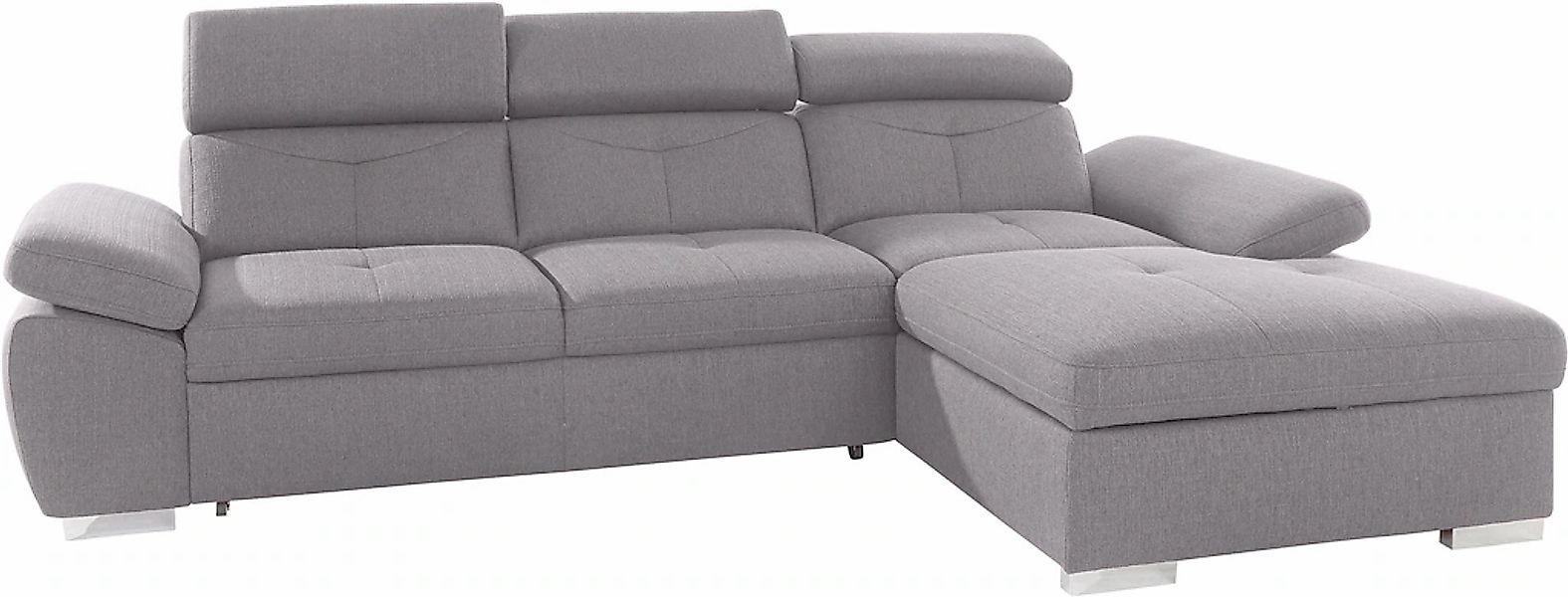 exxpo - sofa fashion Ecksofa "Spring, super bequem, mit Armteil- und Kopfte günstig online kaufen