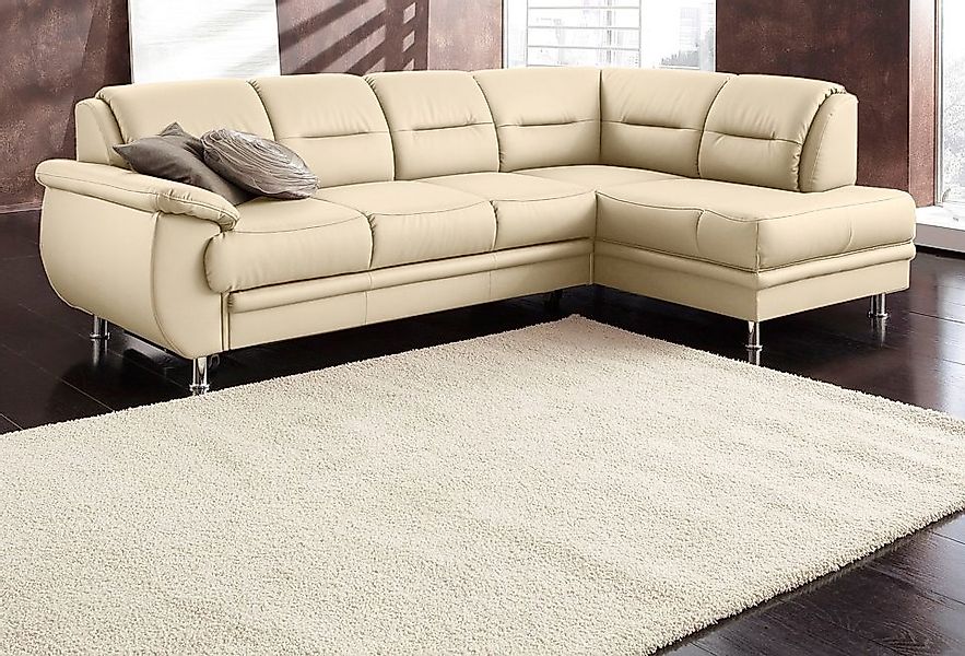 sit&more Ecksofa "Mailand L-Form, B: 250 cm" optional Bettfunktion günstig online kaufen