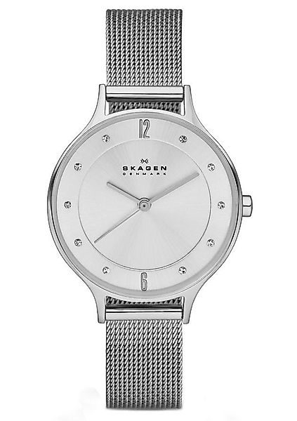 SKAGEN Quarzuhr ANITA LILLE SKW2149, Armbanduhr, Damenuhr, Glassteine, Edel günstig online kaufen
