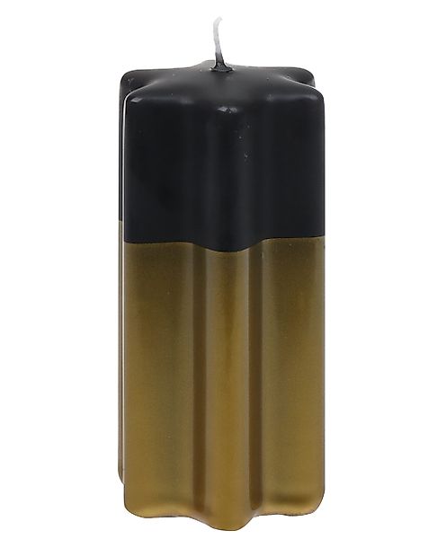 Steinhart Kerzen Adventskerze Sternkerze "CHRISTINE" Schwarz/Gold günstig online kaufen