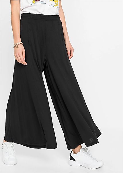 bonprix Culotte "Jersey-Culotte mit weitem Bein" aus Modal und Polyester, L günstig online kaufen