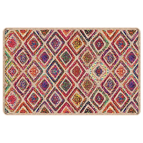 vidaXL Teppich Waschbar Mehrfarbig 190x300 Cm Rutschfest 1927185 günstig online kaufen