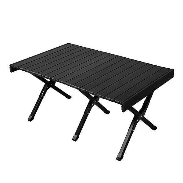 Jawinio Campingtisch Klappbar Falttisch Tragbar Aluminium Schwarz günstig online kaufen