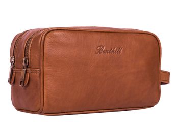 Benthill Kulturbeutel Echt Leder Kosmetiktasche weiche günstig online kaufen