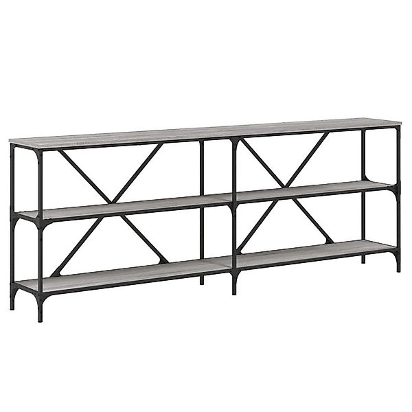 vidaXL Beistelltisch Konsolentisch Grau Sonoma 200x30x75 günstig online kaufen