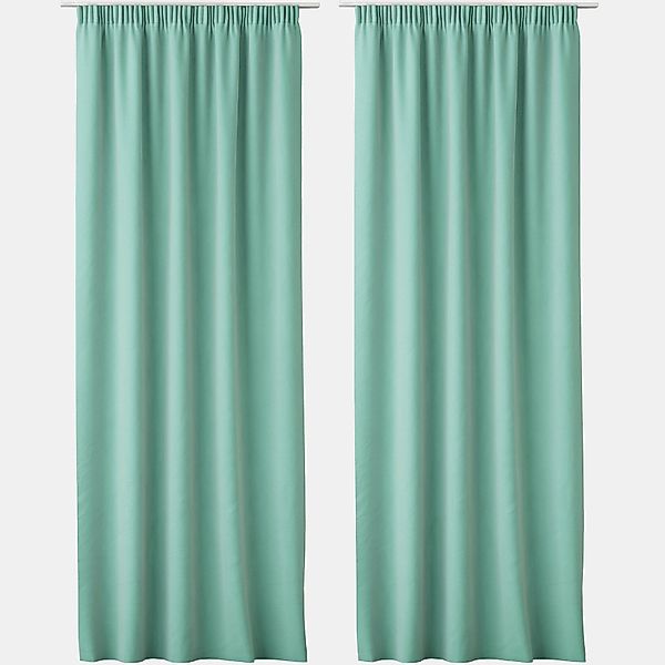 JEMIDI Gardine 2x Blickdichte Vorhänge 140x250cm, günstig online kaufen