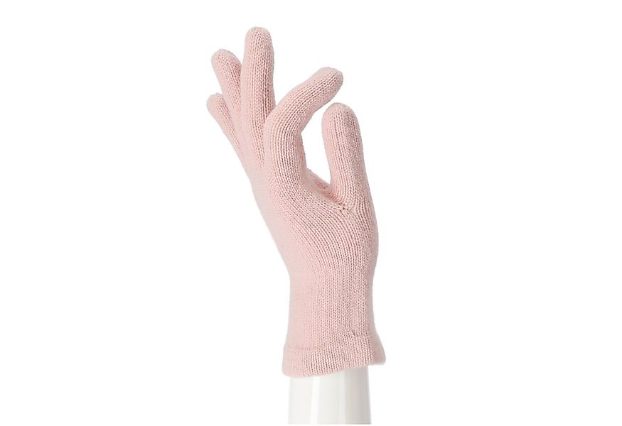 halsüberkopf Accessoires Strickhandschuhe Strickhandschuh aus Wolle mit wei günstig online kaufen