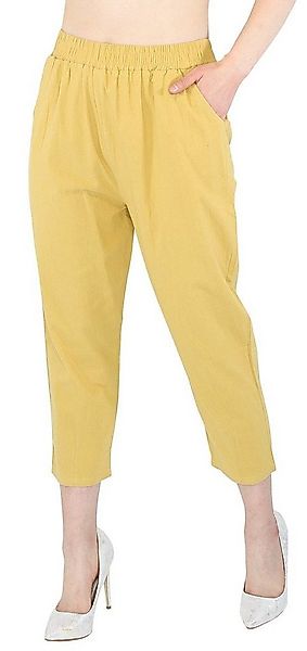 dy_mode Caprihose Damen Capri Hose 3/4 Stoffhose Sommerhose Capri Chinohose günstig online kaufen