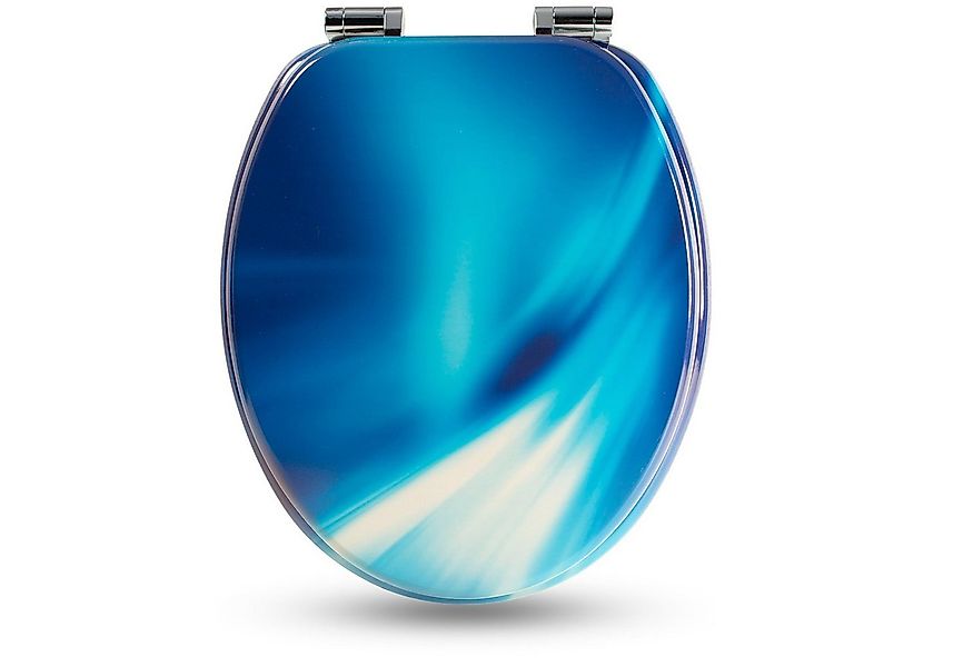 Sanfino WC-Sitz "Wave“ Premium Toilettendeckel mit Absenkautomatik aus Holz günstig online kaufen