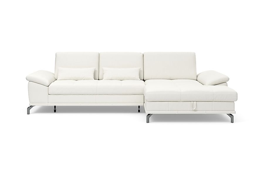 Places of Style Ecksofa Costello, mit Sitztiefenverstellung und Armlehnfunk günstig online kaufen