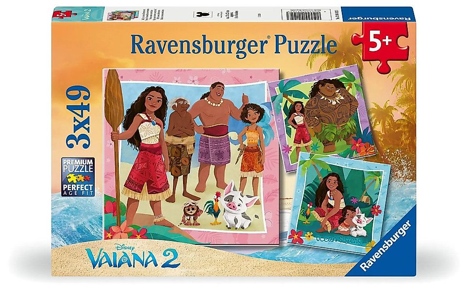 Ravensburger Puzzle Kinderpuzzle 3x49 Teile - günstig online kaufen