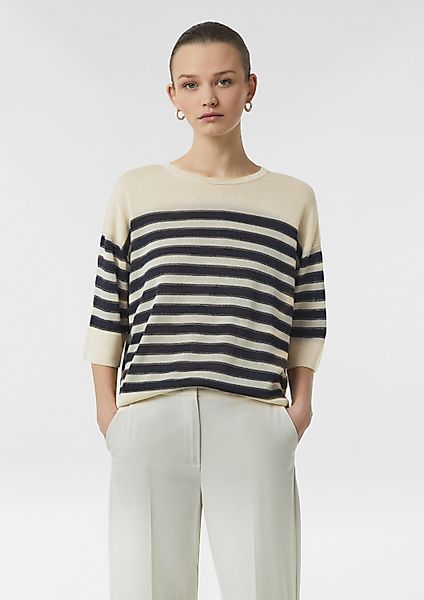 comma 3/4 Arm-Pullover Strickpullover (1-tlg) günstig online kaufen