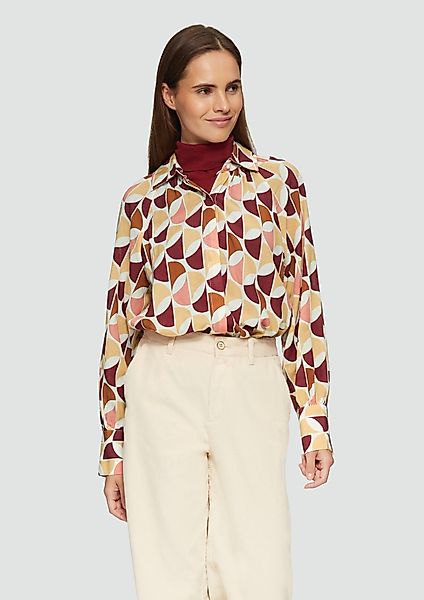 s.Oliver Langarmbluse Bluse im Relaxed Fit günstig online kaufen